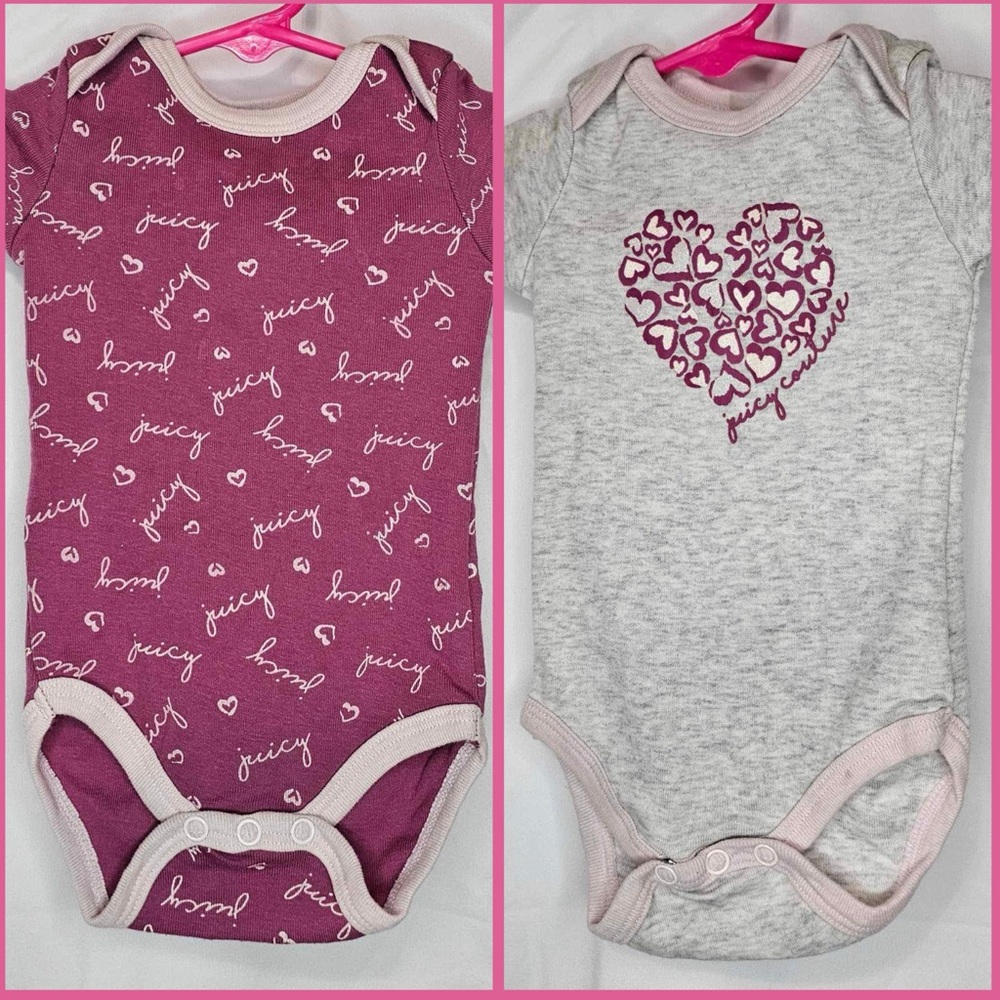 Juicy Couture - 0/3M - Onesies Bundle Of 2 (Two) - Picture 2 of 8
